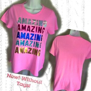 🗺️ New without Tags! AMAZING PINK T-shirt Mean Girls XL Adult Extra Small